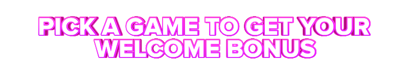 BitSpin PICK A GAME TO GET YOUR WELCOME BONUS